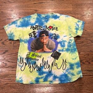 Chemistry Poetic Justice tie dye t-shirt size large